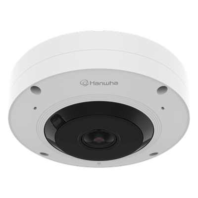 Camara IP Fisheye interior Con IA resolucion maxima 12MP  / Vision seleccionable 360° o 185° / Dual NPU / WDR 120 dB / IR 20 m / IP42 / ONVIF / PoE+ / Compatible con OnCloud