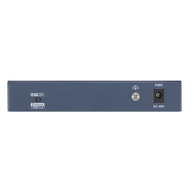 Switch PoE+ / No Administrable / 3 Puertos 10/100 Mbps 802.3 af/at (30 W) + 1 Puerto 10/100 Mbps Hi-PoE (60 W) / 2 Puertos 10/100 Mbps Uplink / Modo Extendido hasta 300 Metros / 60 W - Imagen 6
