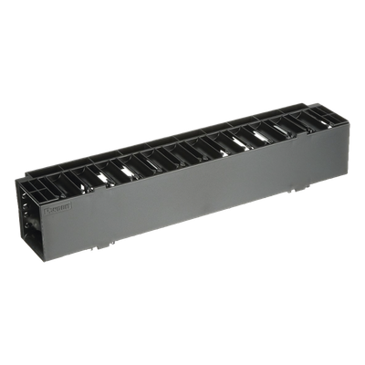 Organizador de Cables Horizontal / Rack 19in / 2UR / Frontal / ABS / Cat 6 y 10G - Imagen 3