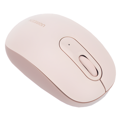 Mouse Inalámbrico 2.4G 800/1200/1600/2400 DPI | Función de 3 botones | Alcance 10m | Silencioso | Ergonómico | Anti-caída y Anti-interferencias | Batería Alcalina AA incluida | Color Dusty Pink. - Imagen 6