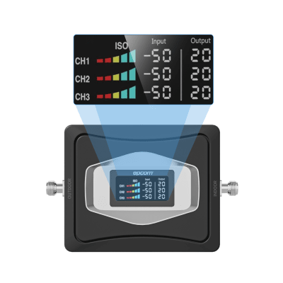 Kit Amplificador de Señal Celular 4G / Mejora las llamadas convencionales y VoLTE / Soporta los datos de las tecnologías 2G, 3G y 4G de TELCEL, AT&T y MOVISTAR / Cubre hasta 600 m2. - Imagen 4