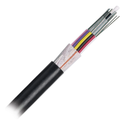 Cable de Fibra Óptica 6 Hilos, OSP (Planta Externa), No Armada (Dieléctrica), MDPE (Polietileno de Media Densidad), Multimodo OM3 50/125 Optimizada, Precio Por Metro