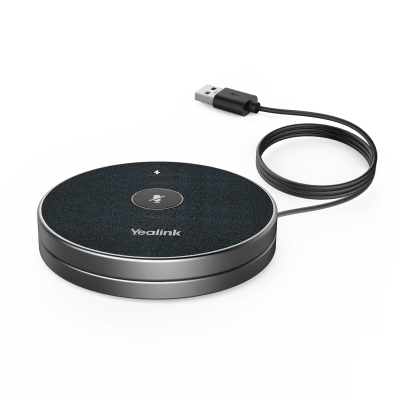 Micrófono inalámbrico 360° VCM36W-PACKAGE de Yealink para videoconferencias, con amplio alcance y cancelación de ruido. - Imagen 3