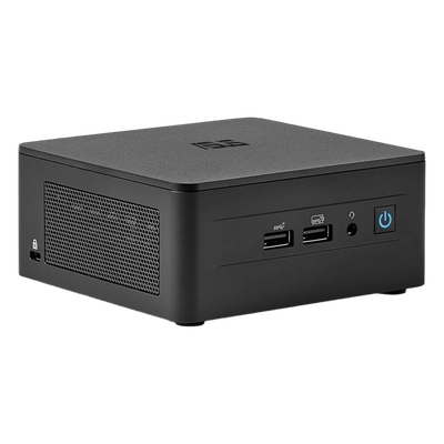 Mini PC NUC Barebone / Core i7-1360P (13 Gen) / Wi-Fi 6E + 2.5GbE / 2 x HDMI 2.1 / Bluetooth / No incluye Memoria RAM, SSD y S.O.  / Incluye fuente