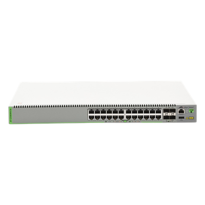 (GS980MX/28) Switch Stack L3, 24 puertos 10/100/1000-T, 4 Puertos SFP+ 10G, Fuente de poder fija - Imagen 3