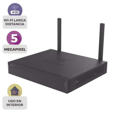 NVR 3K (5 Megapixel) / Para 4 Cámaras / 2 antenas Wi-Fi / Compresión H.265 / Almacenamiento hasta 8TB / Salida HDMI-VGA / Compatible ONVIF - Imagen 4