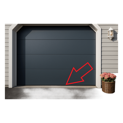 Sello Plastico Rigido / Flexible P/ Puertas D/ Garage D/ 8 Pies D/ Ancho - Imagen 3