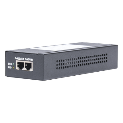 Inyector Super Hi-PoE / 56 Vcc / 60 Watts / Para Domos HIKVISION PTZ / IP (-AE / DE) / Soporta 802.3 af / at / Para Aplicaciones de CCTV - Imagen 3