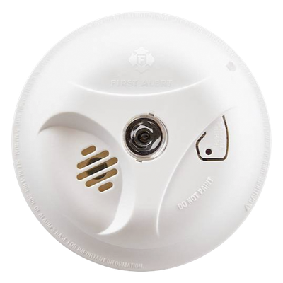 Detector de Humo Autónomo, No Requiere Panel, LED de Escape, Sensor por Ionización, Batería 9 V reemplazable  