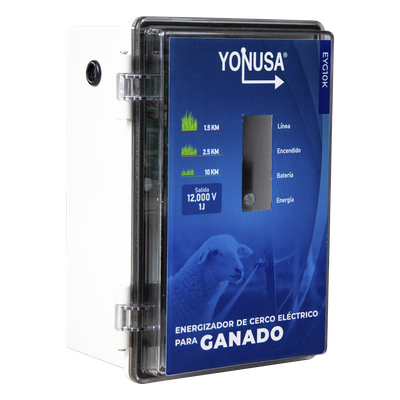 Energizador para Ganado 10,000Volts-2JOULES/ 25,000 metros lineales de protección / Cercas Electrificadas - Imagen 3