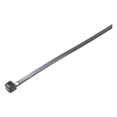 Cincho STRONGHOLD, 370 mm largo x 4.8mm ancho, Tensión 50 lb (222 N) Nylon 6,6 Color Negro, Paquete de 100 Piezas - Imagen 4