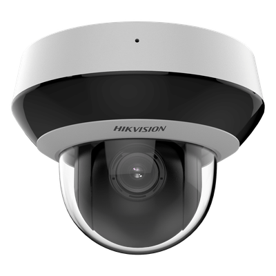 Mini Domo PTZ IP 2 Megapixel / 4X Zoom / H.265+ / 20 mts IR EXIR / WDR / PoE / IK10 / Exterior IP66 / Ultra Baja Iluminación / Micrófono Integrado / PoE / microSD