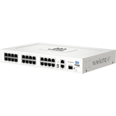 Switch no administrable PoE WI-TEK /24 Puertos 10/100 Mbps PoE af/at / 2 Puertos Uplink Gigabit / 1 Ranura SFP 1000 Mbps / Presupuesto 270 W / Puerto 1 Hi-PoE 60W - Imagen 4