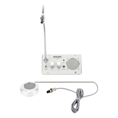 Sistema de Intercomunicación | Ideal para Ventanillas | Audio de voz de dos vías | 12V/1A 2W | Micrófono Interior + Micrófono Exterior - Imagen 6