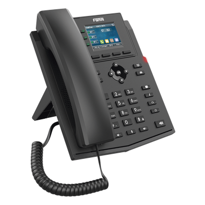 Teléfono IP empresarial para 4 líneas SIP con pantalla LCD de 2.4 pulgadas a color, Opus y conferencia de 3 vías, PoE. - Imagen 4
