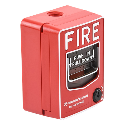 Estación manual de alarma contra incendio, doble acción, para uso en exterior, con cerradura de llave - Imagen 6