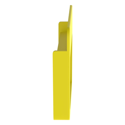 Tapa Final Para Canaletas FiberRunner™ 4x4, de Instalación a Presión, Color Amarillo - Imagen 5