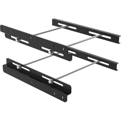 Soporte para instalacion en Viga / Montaje Horizontal y Vertical / Capacidad 225 lb (102 kg) / Varillas Roscadas 3/8-16 Galvanizadas / Ajuste Profundidad Viga Hasta 12" (305 mm) / Diseño Resistente a Corrosión 