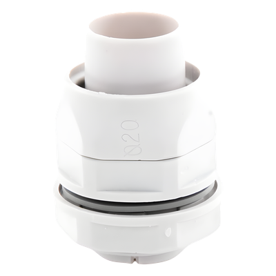Conector (Racor) de tubería flexible a caja, PVC Auto-Extinguible de 20 mm, IP55 - Imagen 3