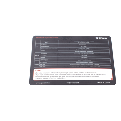 Kit de Transceptores (Baluns) para EXTERIOR TurboHD Hasta 4K HD-TVI / HD-CVI / AHD / CVBS / COAXITRON / AUDIO POR COAXITRON / Menu OSD / CONECTORES 100% COBRE / Con Cable RF Blindado. Distancia de hasta 200 m en 4K. Calidad PREMIUM - Imagen 8