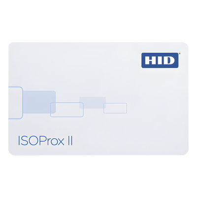 Tarjeta de Proximidad ISOProx II HID  (Delgada) Perforada  Horizontalmente / Garantía de por Vida/ 1586/1386