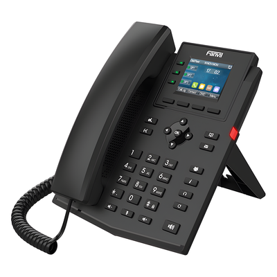 Teléfono 2 Hilos para switch PN8 y PN24 /empresarial para 4 líneas SIP con pantalla LCD de 2.4 pulgadas a color, Opus y conferencia de 6 vías, PoE. - Imagen 4
