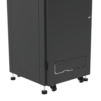 Gabinete Profesional para Telecomunicaciones de 19in, Instalación a Piso, 24UR, 600 mm Profundidad, Se envía el Gabinete Armado. - Imagen 8