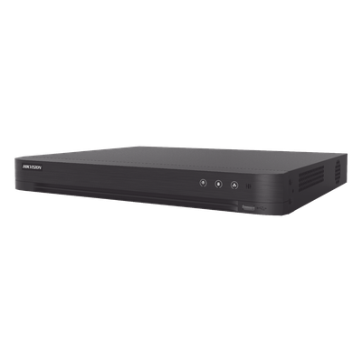 DVR 32 Canales TurboHD + 2 Canales IP / 2 Megapixel (1080p) Lite / Acusense (Evita Falsas Alarmas) / Audio por Coaxitron / H.265+ / Salida de Video en Full HD