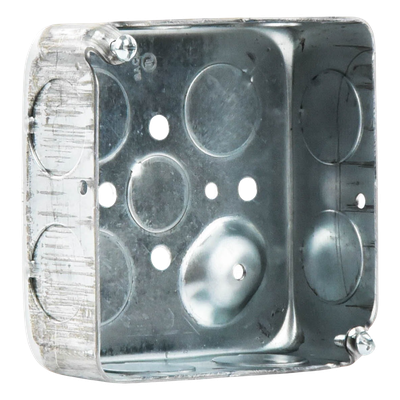 Caja Cuadrada 4 x 4"/Profundidad 1- 1/2"/ 11 Entradas de 3/4" y 1 de 1/2". - Imagen 4