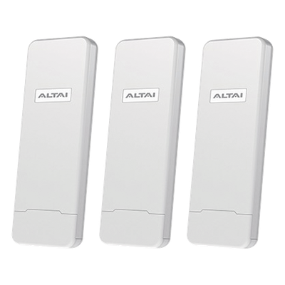 Kit WiFi para Hotspot Comunitario (3 AP) / Cobertura hasta 800 m / Nube Gratuita / Ideal para Iniciar WISP / 128 Usuarios por AP