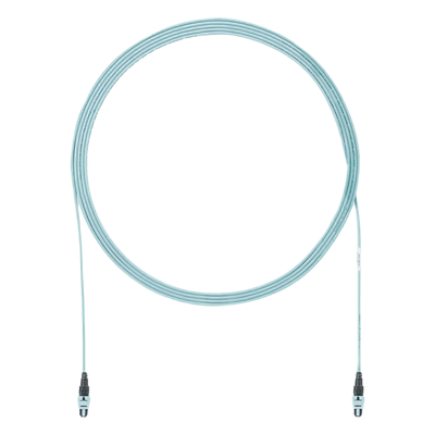 Cable de Interconexión de 12 Fibras Ópticas Multimodo OM4, de PanMPO Hembra a PanMPO Hembra, Polaridad A, LSZH, de 1.5 Metros (4.92 Pies)