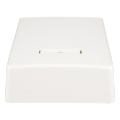 Caja de Montaje en Superficie, con Accesorio para Resguardo de Fibra Óptica, para 12 Módulos Mini-Com, Color Blanco Mate - Imagen 5