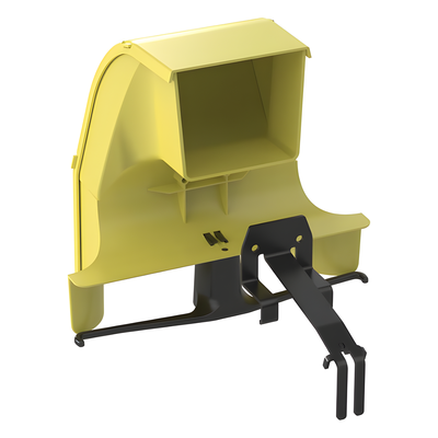 Bajada Para Canaleta FiberRunner™, Uso con Medidas 4x4, 6X4, 12X4, o 24X12, Con Reducción a 4X4, Color Amarillo - Imagen 5