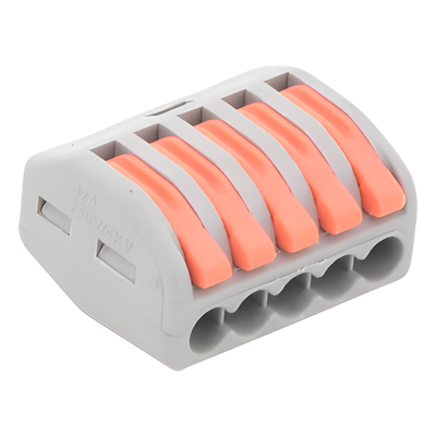 Conector Compacto para 1 Cable de Entrada 4 Cables de Salida / Cables Compatibles 12AWG-28AWG - Imagen 7