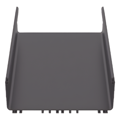 Canaleta FiberRunner™ 12X4, de PVC Rígido, Color Negro, 1.8 m de Largo - Imagen 5
