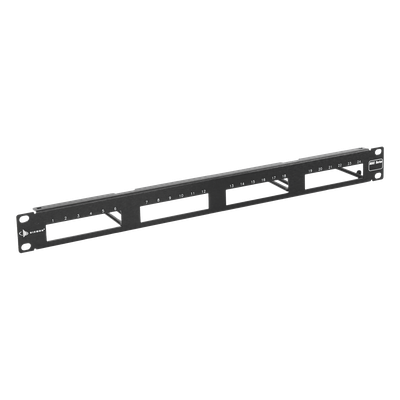 Patch Panel MAX Modular (Vacío), de 24 Puertos, Plano, 1UR - Imagen 3