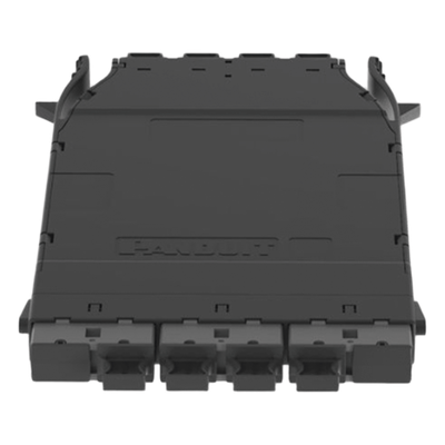 Cassette HD Flex? Para 32 Fibras Multimodo OM4, de 4 MPO(8F) Macho a 4 MPO(8F) Macho, Color Gris