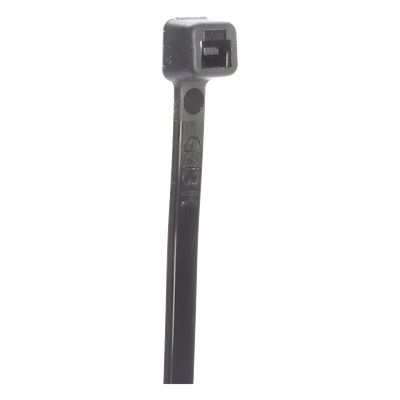 Cincho STRONGHOLD, 430 mm largo x 4.8mm ancho, Tensión 50 lb (222 N) Nylon 6,6 Color Negro, Paquete de 1000 Piezas - Imagen 3