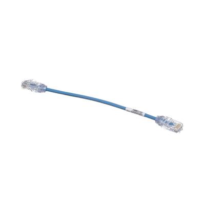 Cable de Parcheo TX6, UTP Cat6, Diámetro Reducido (28AWG), Color Azul, 20.2 cm (8 Pulgadas) - Imagen 4