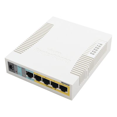 (RB260GSP) Switch Mikrotik 5 puertos PoE (Pasivo) (1in/4out) Gigabit Ethernet y 1 SFP - Imagen 3
