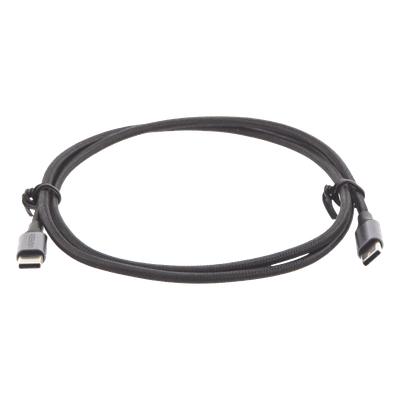 Cable USB-C a USB-C | 1 Metro (3.28 Pies) | Transferencia de Datos de 480 Mbps | Carga Rápida de Hasta 60W | QC 4.0/3.0/2.0 | PD3.0 | FPC | AFC | Protección Integrada | Caja de Aluminio | Nylon Trenzado | Color Negro - Imagen 5