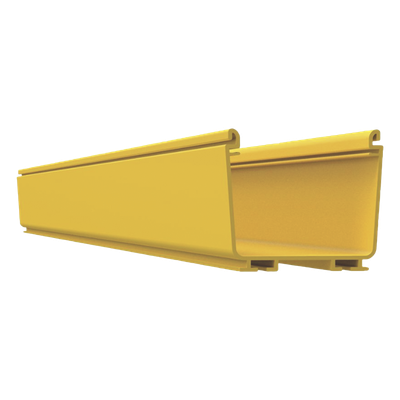 Canaleta FiberRunner™ 4X4, de PVC Rígido, Color Amarillo, 2 m de Largo - Imagen 2