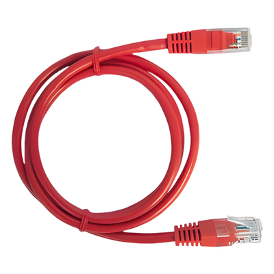 Cable de Parcheo UTP Cat5e - 3.0 Metros (9.84 Pies) - Rojo