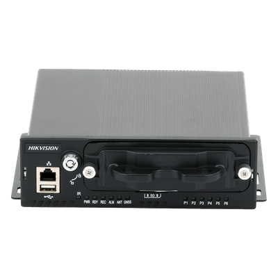 NVR Móvil Vehicular de 8 Canales / 4 PoE + 4 vía Switch / 2 Megapixel / H.265 / GPS + Sensor G / 2 Bahías HDD / RJ45 / Aluminio Industrial - Imagen 3