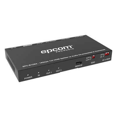 Splitter HDMI 1x2 | 4K@60Hz | Extractor de Audio | Down Scaler | HDR 4:4:4 | EDID | 18Gbps - Imagen 6