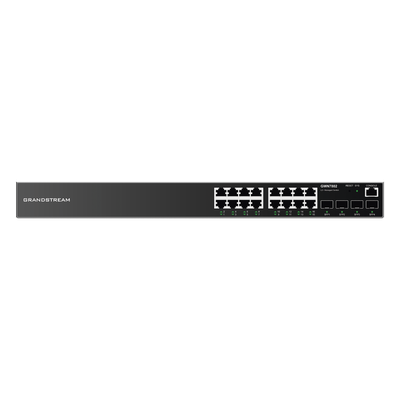 Switch Gigabit Administrable / 16 puertos 10/100/1000 Mbps + 4 Puertos SFP Uplink / Compatible con GWN Cloud. - Imagen 3