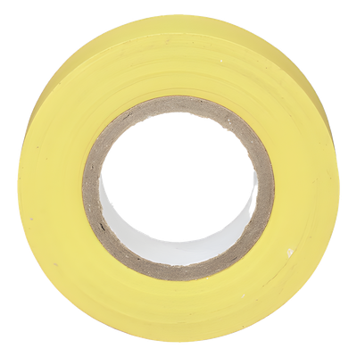 Cinta Eléctrica STRONGHOLD para Aislar, de PVC, Uso General Reparación y Mantenimiento, Grosor de 0.18mm (7 mil), Ancho de 19mm, y 20.12m de Largo, Color Amarillo - Imagen 3