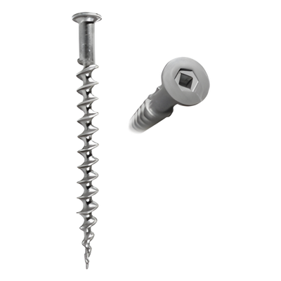 Ancla de Tornillo "PENETRADOR" de 18" de Largo, en Aluminio Termotratado con Cabeza para Dado Cuadrado de 1/2" .