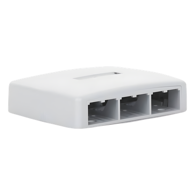 Caja de Montaje en Superficie, Para 6 Módulos Mini-Com, Color Blanco - Imagen 5