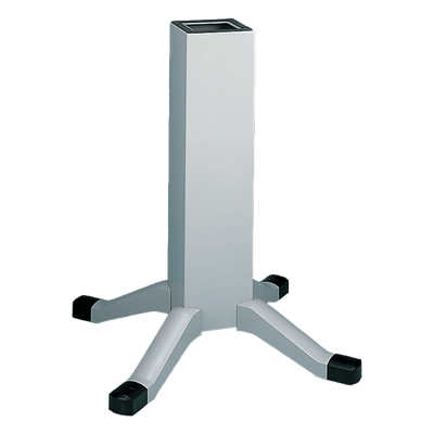 Pedestal de Acero con Patas para Gabinete HMI / 914 x 102 x 102 mm / Acero Suave / Pintura en Polvo Gris ANSI 61 / Altura Ergonómica 914 mm (36 in)